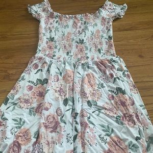 Floral bluenotes romper